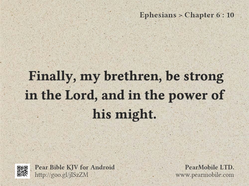 Ephesians, Chapter 6:10